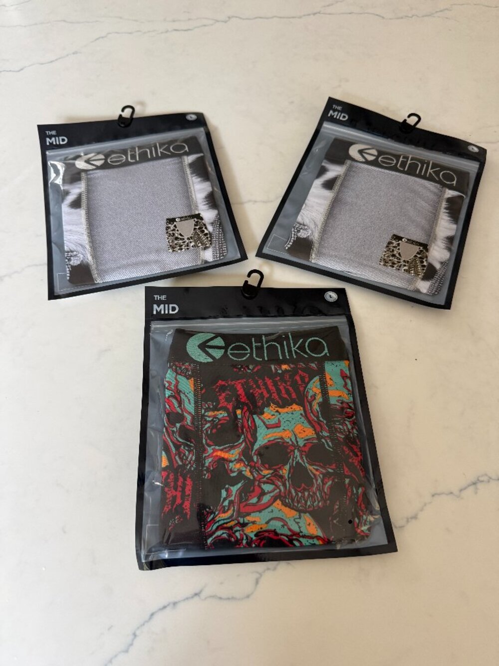 Ethika Men's Large Underwear - NEW - 3 Pairs